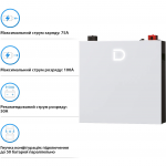 Акумулятор Dyness LiFePO4 48V (48V/100Ah/5120Wh) (DL5.0C Pro)