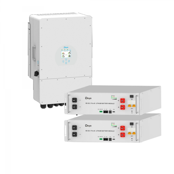 Комплект резервного живлення Deye SUN-16K-SG01LP1-EU + 2 шт SE-G5.1 Pro-B