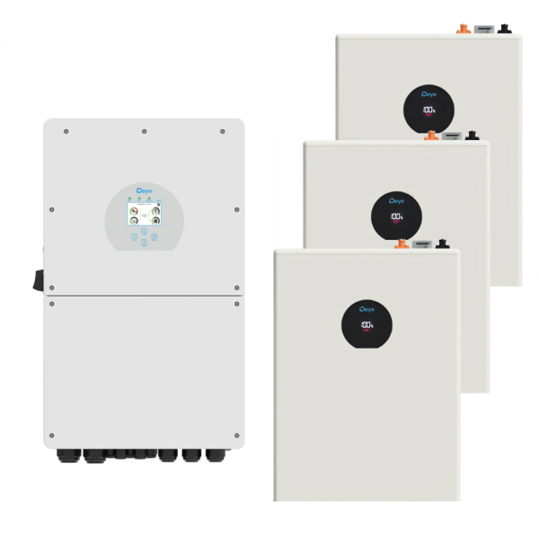 Комплект резервного живлення Deye SUN-16K-SG01LP1-EU + Deye SE-F5 Pro-С 3 шт