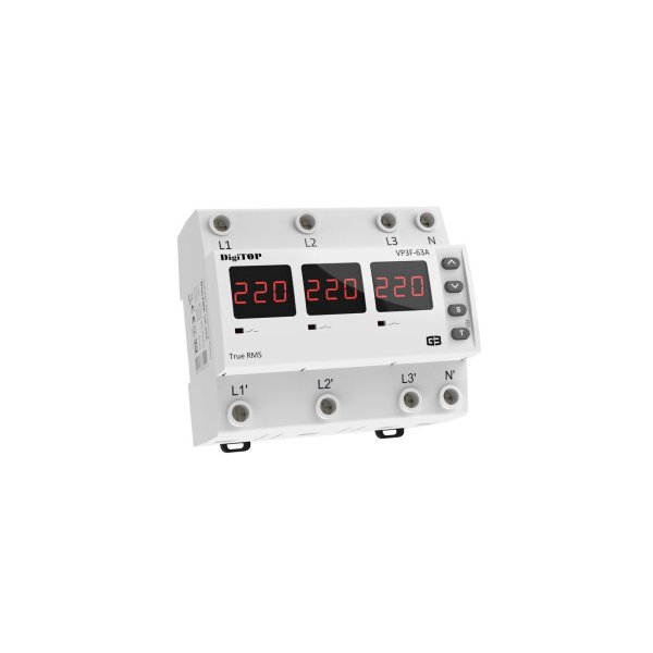 Реле напруги DigiTOP VP-3F63A M6R