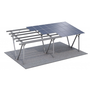 Карпорт 60 кв.м з сонячними панелями Trina Solar 575W