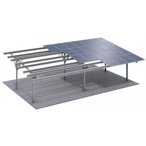 Карпорт 85 кв.м з сонячними панелями Trina Solar 575W