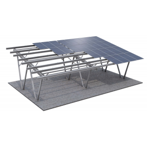 Карпорт 128 кв.м з сонячними панелями Trina Solar 575W