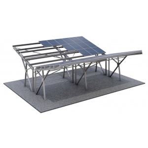 Карпорт 116 кв.м з сонячними панелями Trina Solar 575W