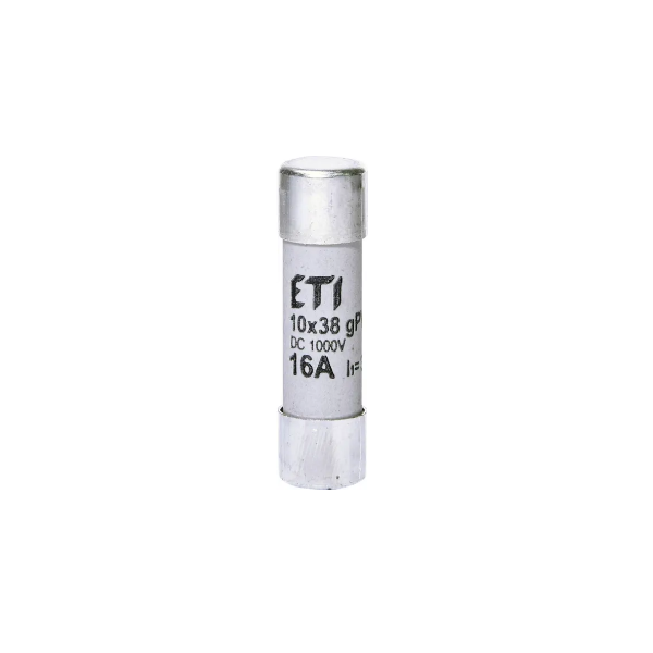 Плавкий запобіжник ETI 16A gPV CH10x38 DC 1000V (30kA) постійний струм (002625081)