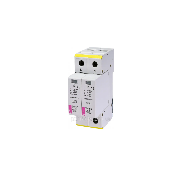 Обмежувач перенапруги ETITEC C T2 275/20 (2+0) 2р
