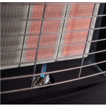 Газовый конвектор FLATELLI RS-42 Чёрный с шлангом и редуктором / 4.2 кВт