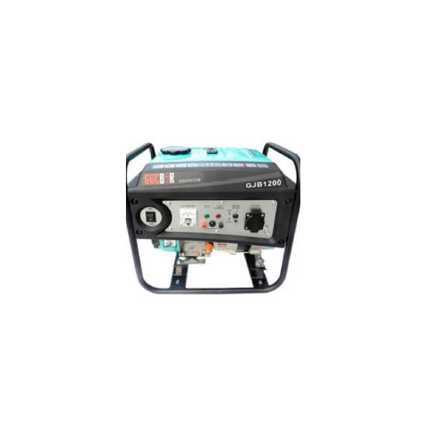 Бензиновый генератор 1 фазный Gucbir GJB1200 Ручной запуск / 1.2 kWa