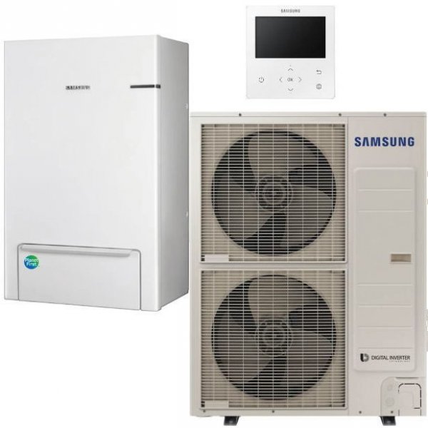 Тепловий насос Samsung EHS з настінним гідромодулем AE120AXEDGH/EU/AE160ANYDGH/EU 12кВт