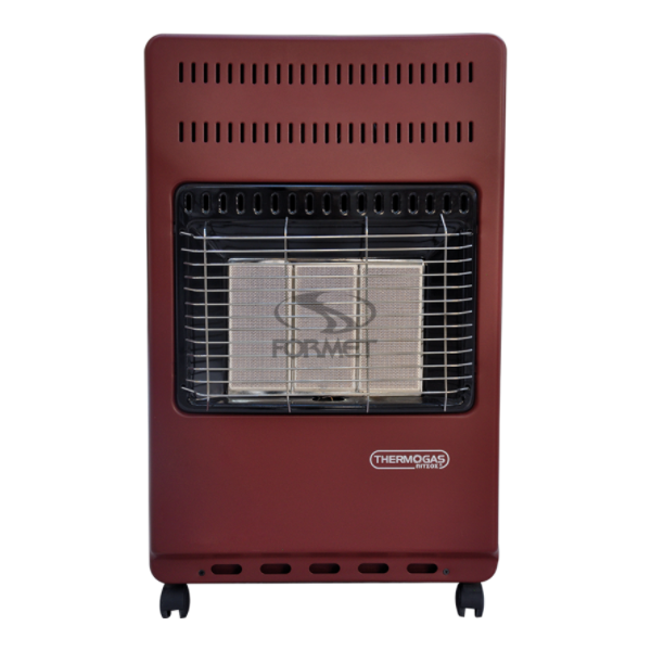 Газовый конвектор FORMET RS-42F Бордовый с шлангом и редуктором / 4.2 кВт