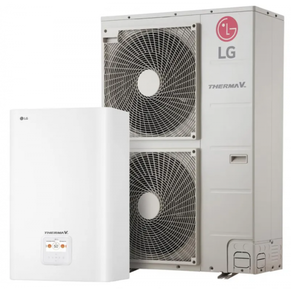Инверторный тепловой насос LG THERMA V Hydrosplit HU141MRB.U30RU / HN1600MC.NK1RU 14кВт 220В