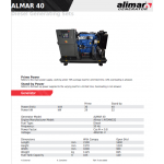 Промисловий дизельний 3 фазний генератор ALMAR ARAA40 Електрозапуск / 40 kWa / ALIMAR альтернатор
