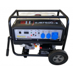 Бензиновый генератор 1 фазный Gucbir GJB7500-E Комбинированный запуск / 7 kWa