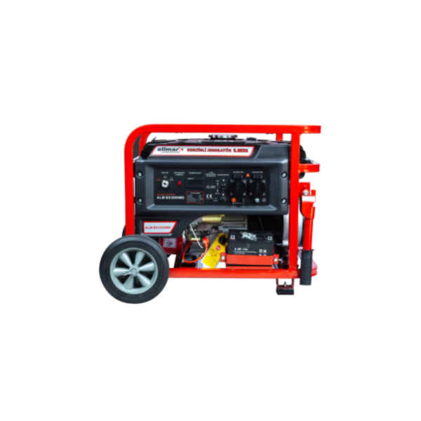 Бензиновый генератор 1 фазный Alimar ALM-BX-3000ME Комбинированный запуск / 3 kWa