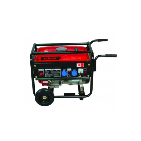 Бензиновый генератор 1 фазный Alimar ALM-B-9000ME Комбинированный запуск / 9 kWa