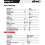 Промисловий дизельний 3 фазний генератор ALMAR ARAA45 Електрозапуск / 45 kWa / ALIMAR альтернатор