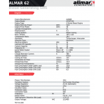Промисловий дизельний 3 фазний генератор ALMAR ARAA62 Електрозапуск / 62 kWa / ALIMAR альтернатор