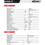 Промисловий дизельний 3 фазний генератор ALMAR ARAA82 Електрозапуск / 82 kWa / ALIMAR альтернатор