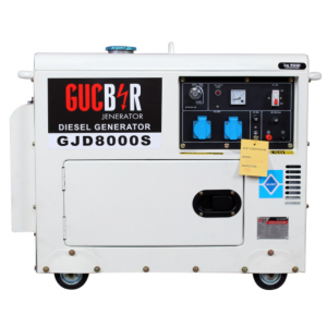 Дизельный генератор 1 фазный Gucbir GJD8000S Электрозапуск / 8 kWa