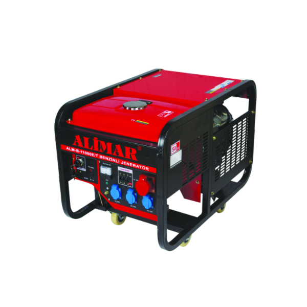 Бензиновый генератор 1/3 фазный Alimar ALM-B-11000TE Комбинированный запуск / 11 kWa