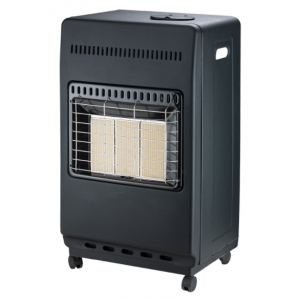 Газовый конвектор FLATELLI RS-42 Чёрный с шлангом и редуктором / 4.2 кВт