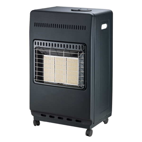 Газовый конвектор FLATELLI RS-42 Чёрный с шлангом и редуктором / 4.2 кВт