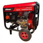 Дизельный генератор 1/3 фазный Alimar ALM-D-7500TE Комбинированный запуск / 7 kWa