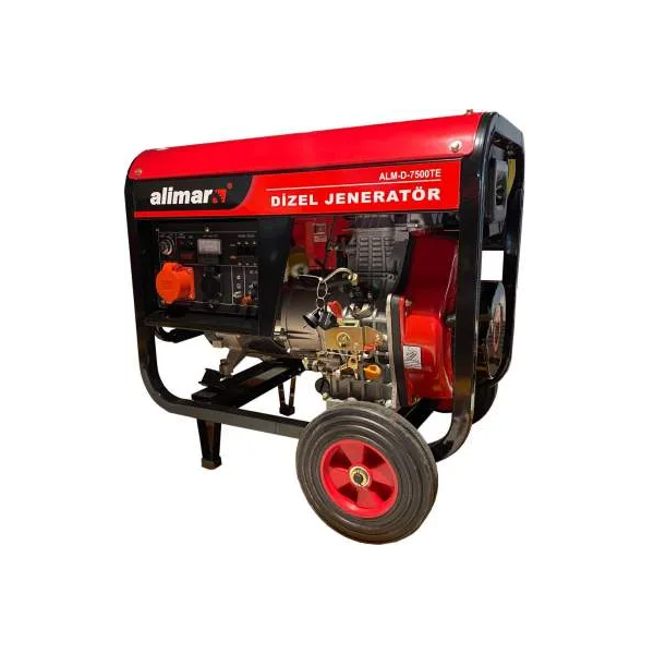 Дизельний генератор 1/3 фазний Alimar ALM-D-7500TE Комбінований запуск / 7 kWa