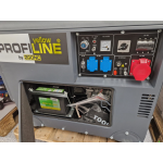 Дизельный генератор 3 фазный Scheppach PROFILINE YPL-6000-D Электрозапуск / 5 kW