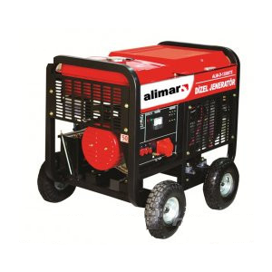 Дизельный генератор 1 фазный Alimar ALM-D-13500ME Комбинированный запуск / 13.5 kWa