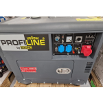 Дизельный генератор 3 фазный Scheppach PROFILINE YPL-6000-D Электрозапуск / 5 kW