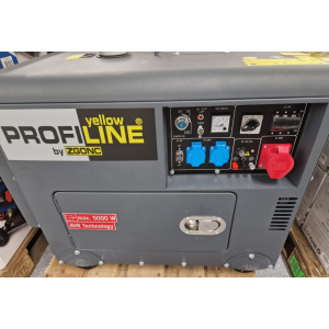 Дизельный генератор 3 фазный Scheppach PROFILINE YPL-6000-D Электрозапуск / 5 kW