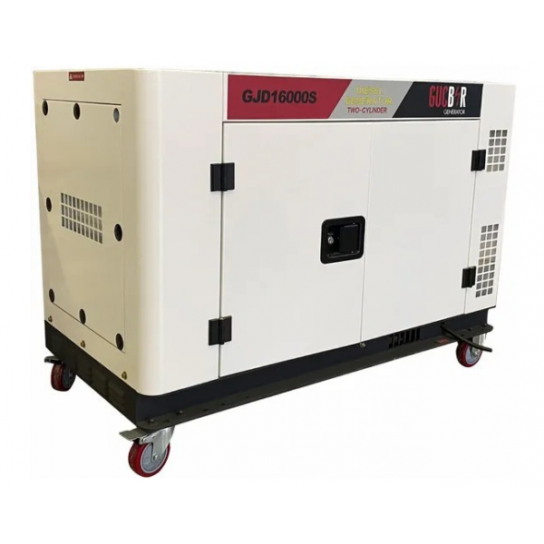 Дизельний генератор 1 фазний Gucbir GJD16000S Електрозапуск / 13.5 kWa