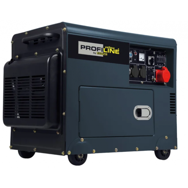 Дизельный генератор 3 фазный Scheppach PROFILINE YPL-6000-D Электрозапуск / 5 kW