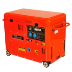 Дизельный генератор 1 фазный Alimar ALM-DS-7000ME Электрозапуск / 7 kWa