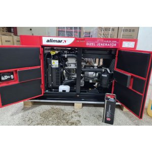 Дизельний генератор 1 фазний Alimar ALM-DS-12000ME Електрозапуск / 12 kWa