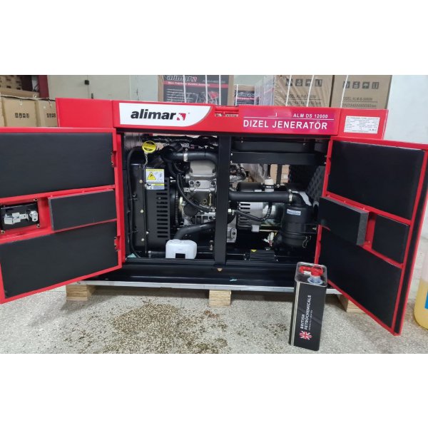 Дизельний генератор 1 фазний Alimar ALM-DS-12000ME Електрозапуск / 12 kWa