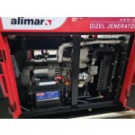 Дизельний генератор 1 фазний Alimar ALM-DS-12000ME Електрозапуск / 12 kWa