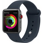 Ремешок UWatch Silicone Strap for Apple Watch 42/44 mm Midnight Blue