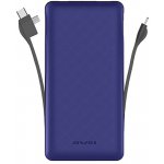 Портативная батарея AWEI P62K Power Bank with cable 20000mAh Li-Polimer Blue