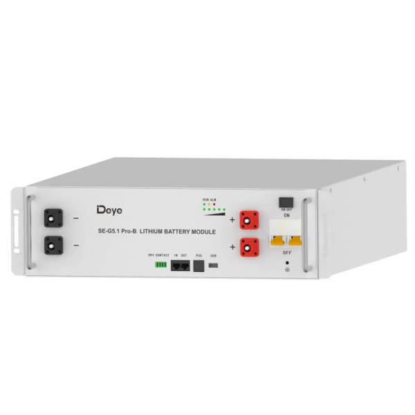 Комплект резервного живлення Deye SUN-6K-SG05LP1-EU + 2 шт Deye SE-G5.1 Pro-B