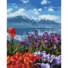 Картина по номерам. "Цветочный рай" 40*50см KHO2278