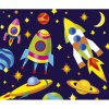 Роспись по холсту "Space rockets"
