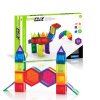 Магнитный конструктор Guidecraft PowerClix Solids, 94 детали (G9423)