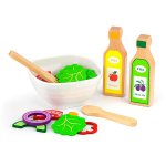 Игрушечные продукты Viga Toys Набор для салата из дерева, 36 эл. (51605)