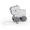 Деревянная каталка Viga Toys PolarB Белый мишка (44001)
