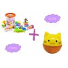 Лизун-антистресс "Mr. Boo: Киса" + Легкий прыгающий пластилин "Moon Light Clay 2"