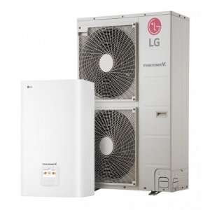 Зовнішній внутрішній и блок теплового насоса LG HU051.U43 + HN1616 NK3 (1ф) - 5кВт