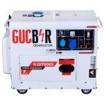 Дизельний генератор 1 фазний Gucbir GJD7000S Електрозапуск / 7 kWa