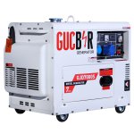 Дизельний генератор 1 фазний Gucbir GJD7000S Електрозапуск / 7 kWa